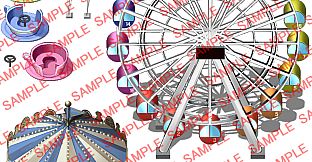 RPG Maker MV - Amusement park! Tile set