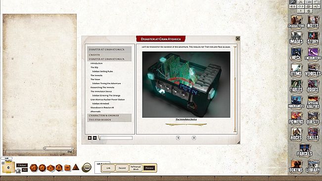 Fantasy Grounds - Disaster at Gran Atomica