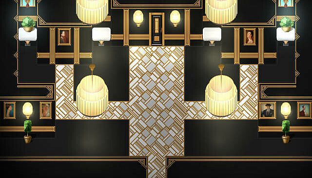RPG Maker MZ - KR Art Deco Interiors Tileset