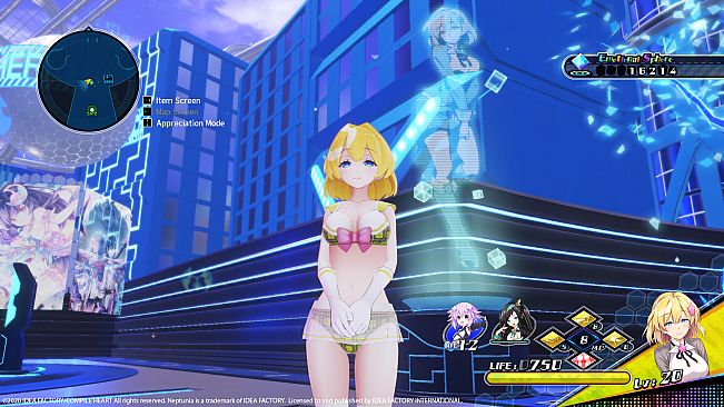 Neptunia Virtual Stars - Bikini Outfit: V-Idol Set