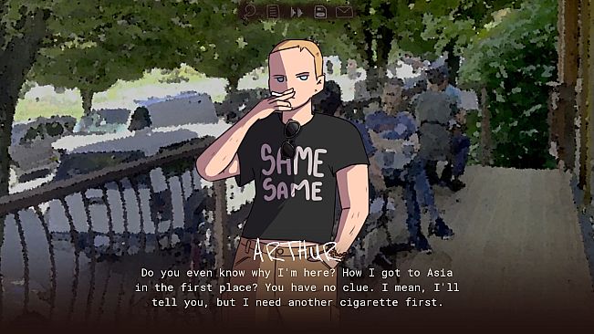 Stamped: an anti-travel game