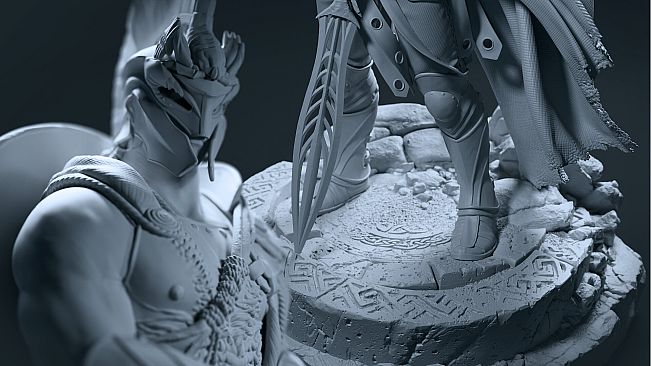 Achilles: Legends Untold - Mythic Hero 3D Figurine 2.0: Achilles Edition