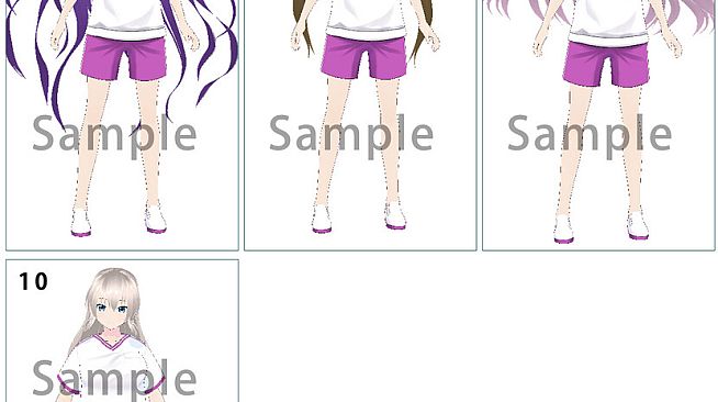 RPG Maker 3D Character Converter - Gee-kun-soft character 10 gym suit