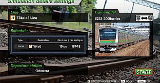 JR EAST Train Simulator:Tōkaidō Line Inbound(Atami to Tokyo)E233-3000 series