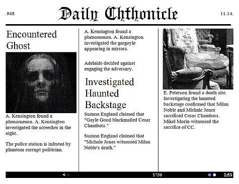 Daily Chthonicle: Editor's Edition