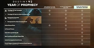 Destiny 2: Year of Prophecy Ultimate Edition