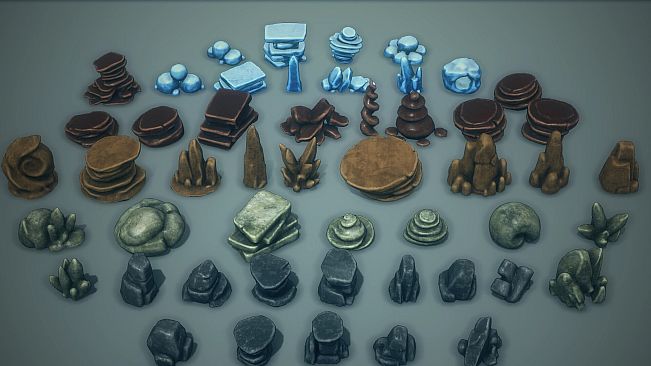 RPG Developer Bakin Stylized Rocks
