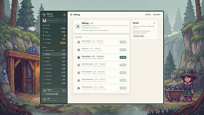 idle.am - lofi idle mmo
