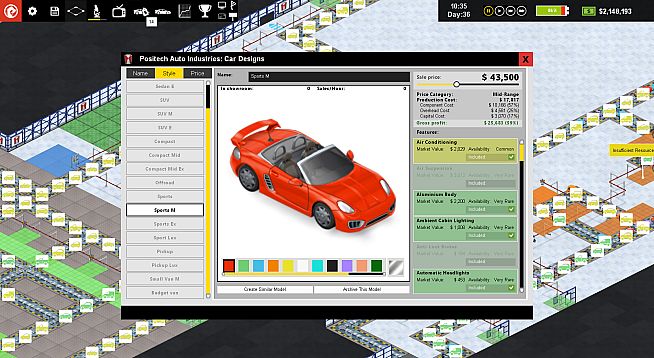 Production Line : Car factory simulation