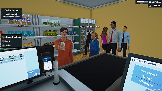 Supermarket Simulator