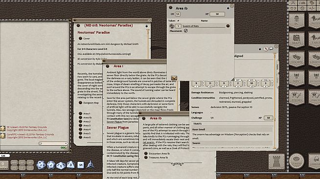 Fantasy Grounds - Mini-Dungeon #018: Neotomas' Paradise (5E)