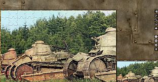 Pixel Puzzles WW2 Jigsaw - Pack: French Tanks