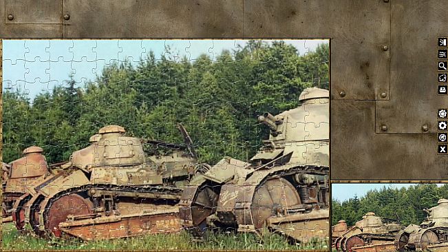 Pixel Puzzles WW2 Jigsaw - Pack: French Tanks