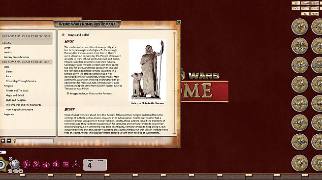 Fantasy Grounds - Weird Wars Rome: Res Romana (Savage Worlds)