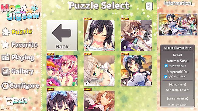 Moe Jigsaw - Abnormal Lovers Pack