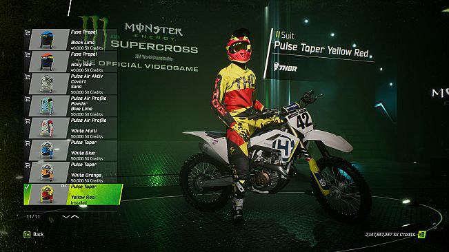 Monster Energy Supercross - Yellowfire Custom Rider Pack