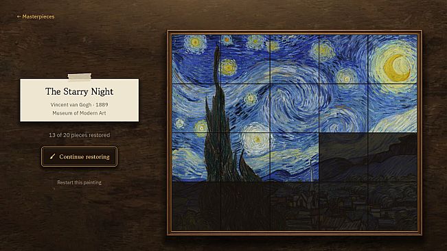 The Restoration Studio: Masterpiece Nonograms