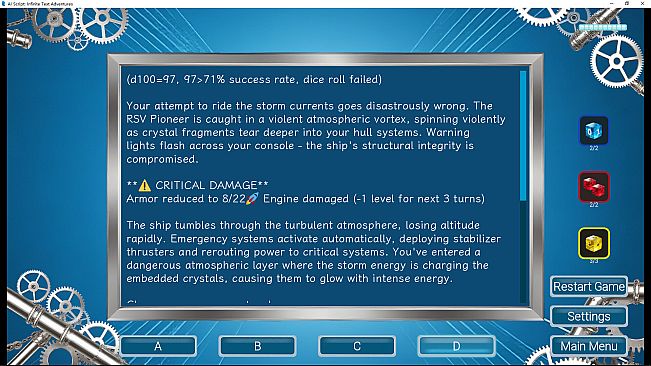 AI Script: Infinite Text Adventures