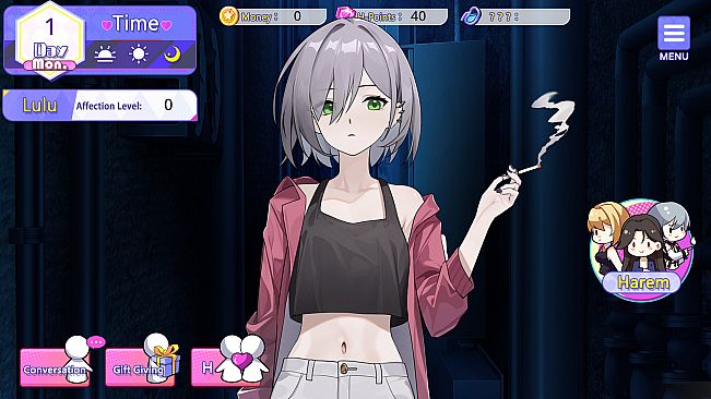 Travel through the adult game and build a harem