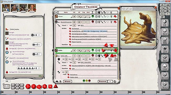Fantasy Grounds - D&D Monster Pack - Oozes, Plants & Swarms