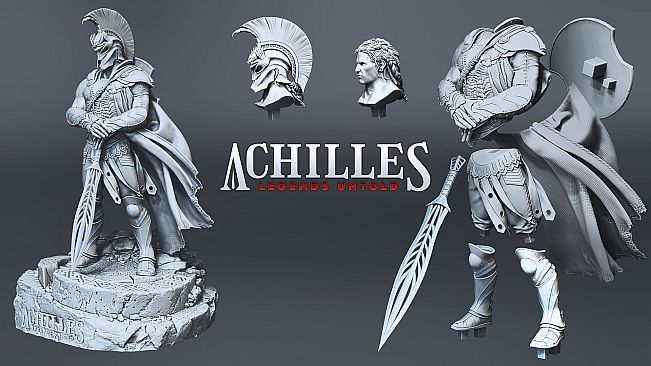 Achilles: Legends Untold - Mythic Hero 3D Figurine 2.0: Achilles Edition