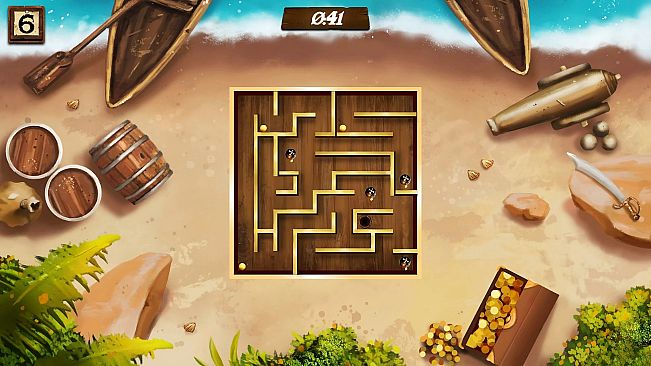 Pirate Treasure: Island of Mazes