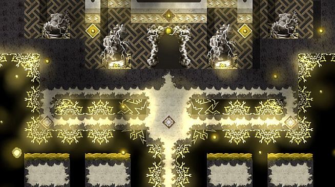 RPG Maker MV - KR Elemental Dungeon Tileset - Dark Light Lightning Metal