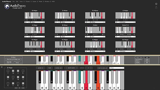 AudioTheory Piano Keys