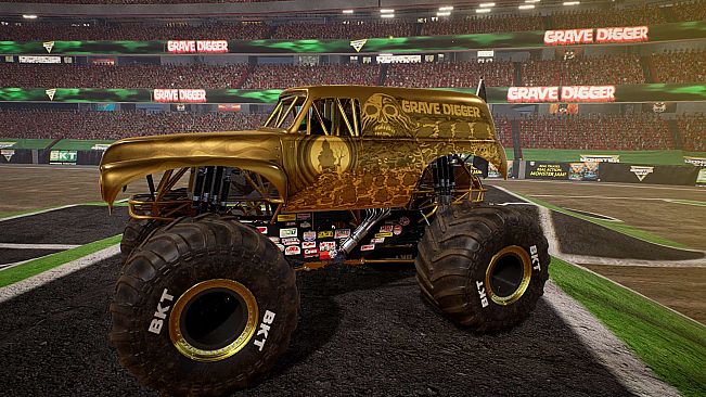 Monster Jam Steel Titans - Gold Truck Bundle