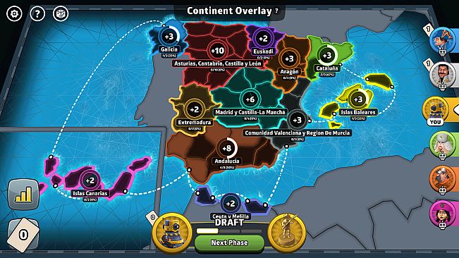 RISK: Global Domination - Countries & Continents Map Pack