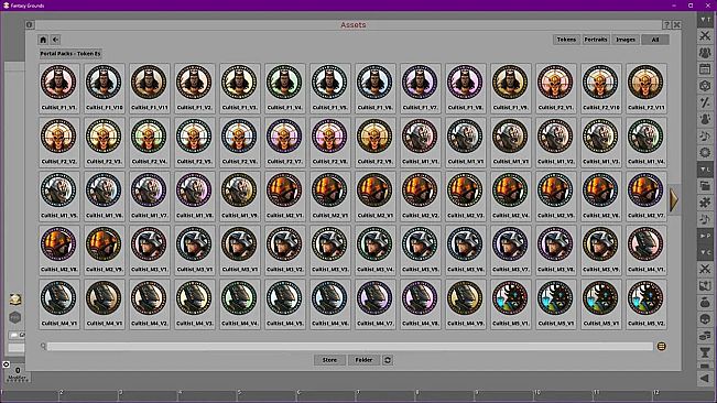 Fantasy Grounds - Portal Packs - Token Essentials: Cultists, Cutthroats & Cutpurses