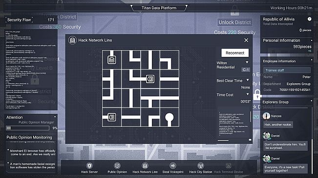 Cyber Manhunt - A Company Man of Titan