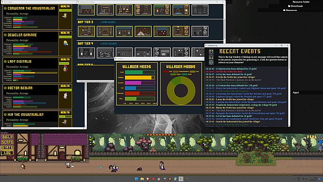 Desktopia: A Desktop Village Simulator