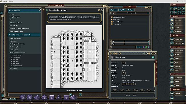 Fantasy Grounds - BIG SWORD: Graves & Groves