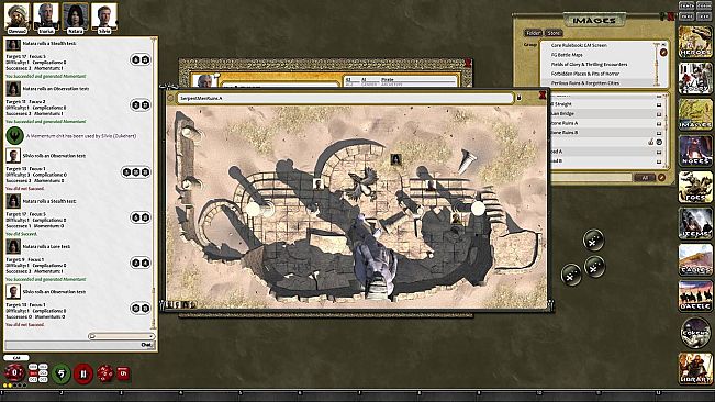 Fantasy Grounds - Conan: Perilous Ruins & Forgotten Cities Geomorphic Tile Set