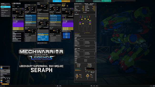 MechWarrior Online - Seraph Legendary Mech Pack