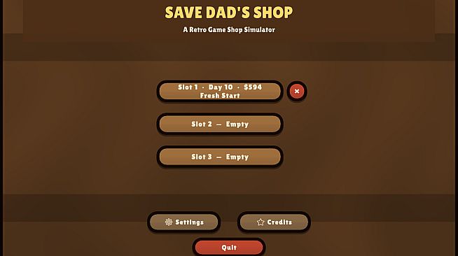 Save Dad's Shop