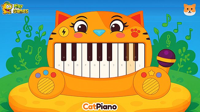 Cat Piano for Kids