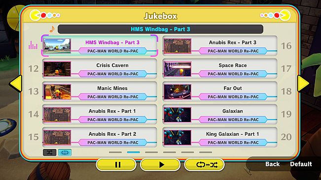 PAC-MAN WORLD Re-PAC - Jukebox