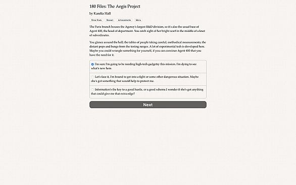 180 Files: The Aegis Project