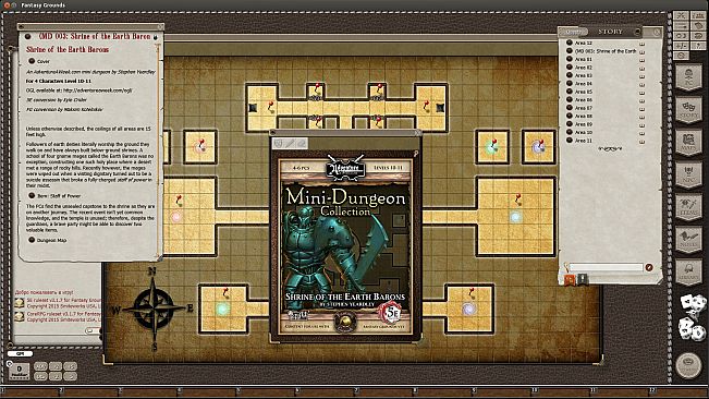 Fantasy Grounds - Mini-Dungeons #003: Shrine of the Earth Barons (5E)