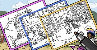 FIND ALL 8: The road to the Maya - Coloring Book