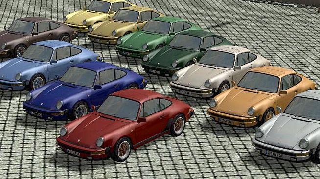 Car-set Porsche and Mercedes