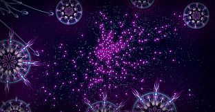 Microcosmum: survival of cells - Colors for organisms