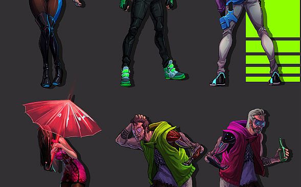 Sense - 不祥的预感: A Cyberpunk Ghost Story Artbook