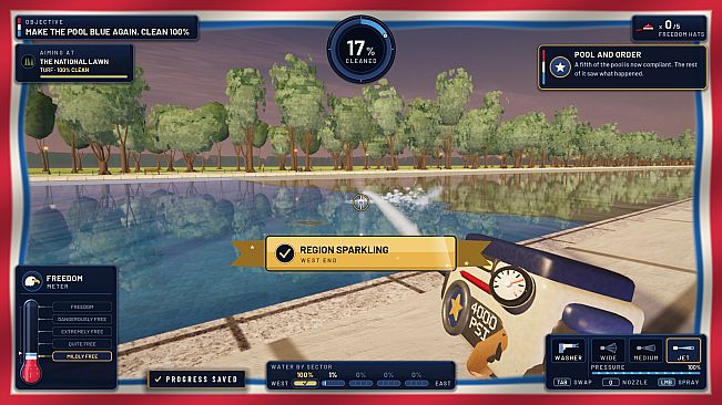 Make The Pool Blue Again: Pool Cleaning Simulator