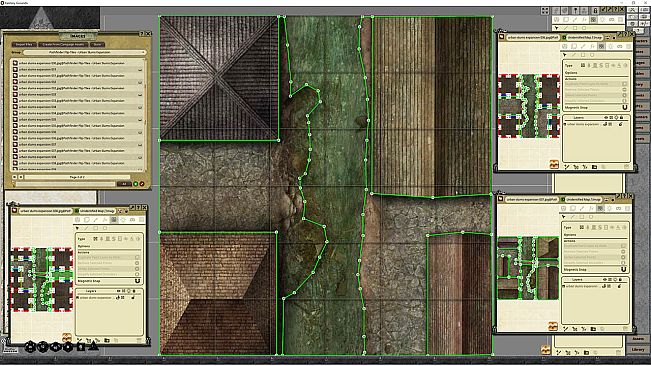 Fantasy Grounds - Pathfinder RPG - Flip-Tiles - Urban Slums Expansion