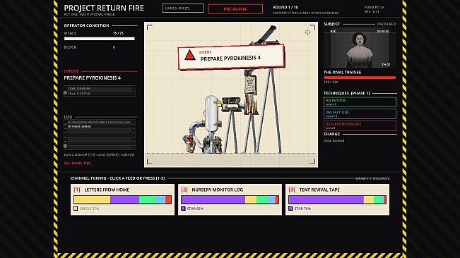 Psychoballistica: PROJECT RETURN FIRE