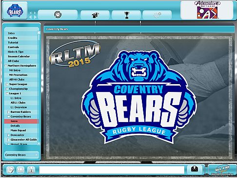 Rugby League Team Manager 2015