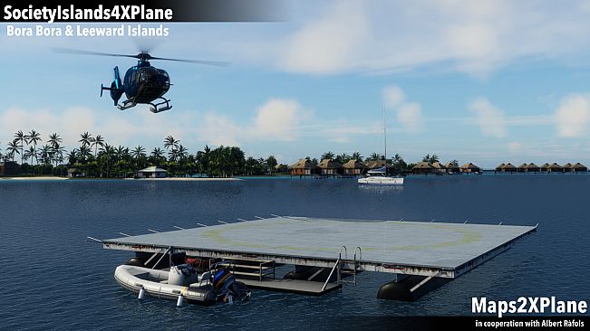 X-Plane 12 Add-on: Aerosoft - Society Islands XP - Bora Bora & Leeward Islands